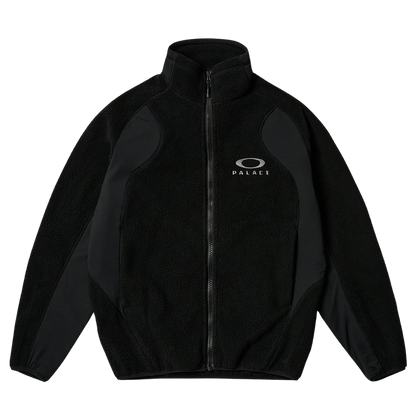Palace x Oakley Fleece 'Black' — XXS — Front View