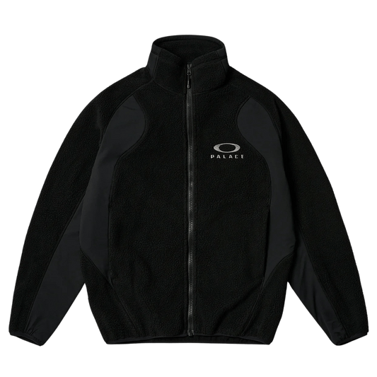 Palace x Oakley Fleece 'Black' — XXS — Front View