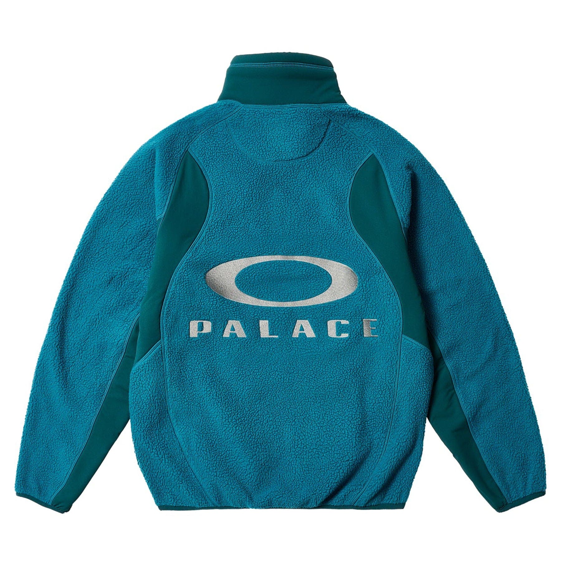Palace x Oakley Fleece 'Petrol' — XXS — Side View