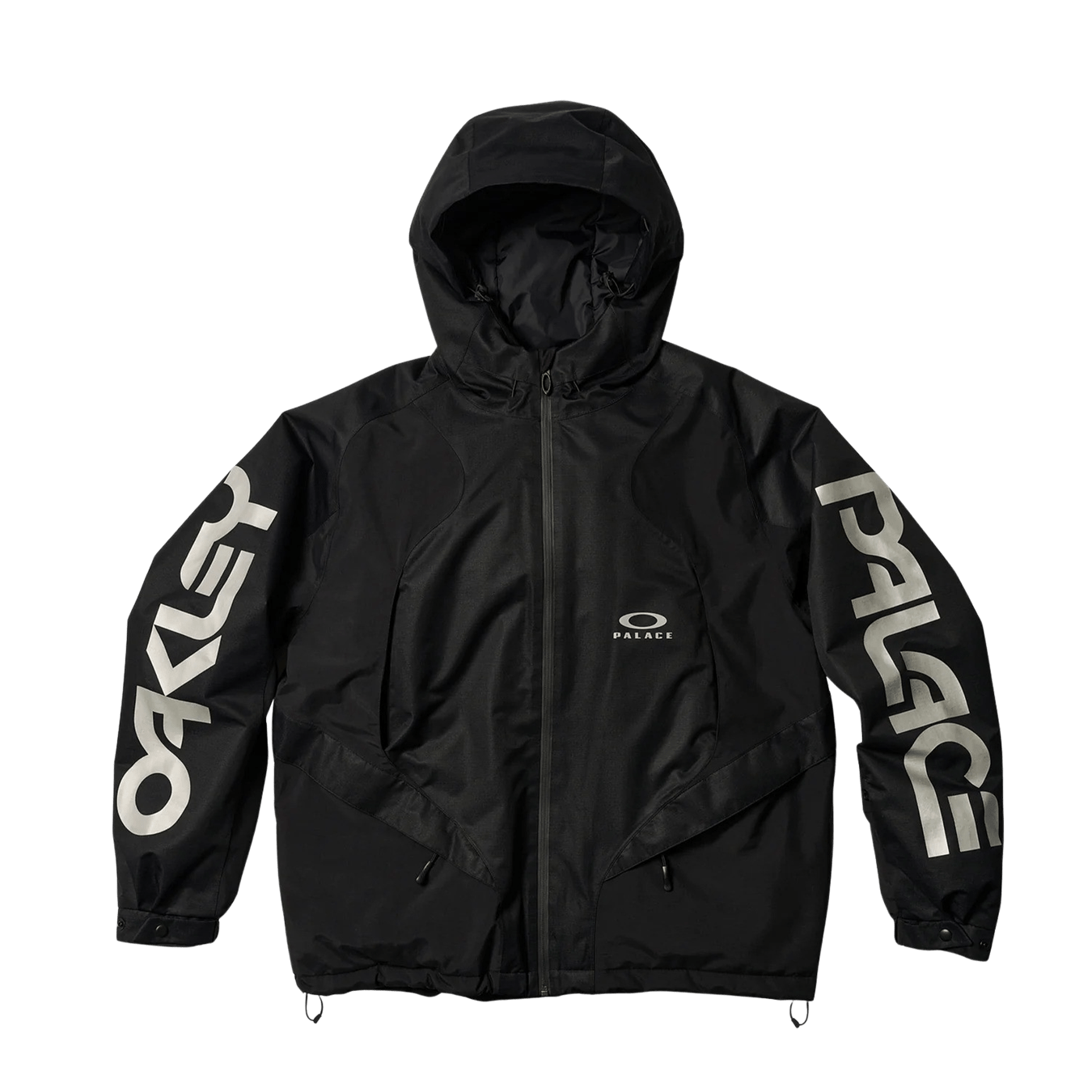 Palace x Oakley Snow Jacket 'Black' — XXS — Front View