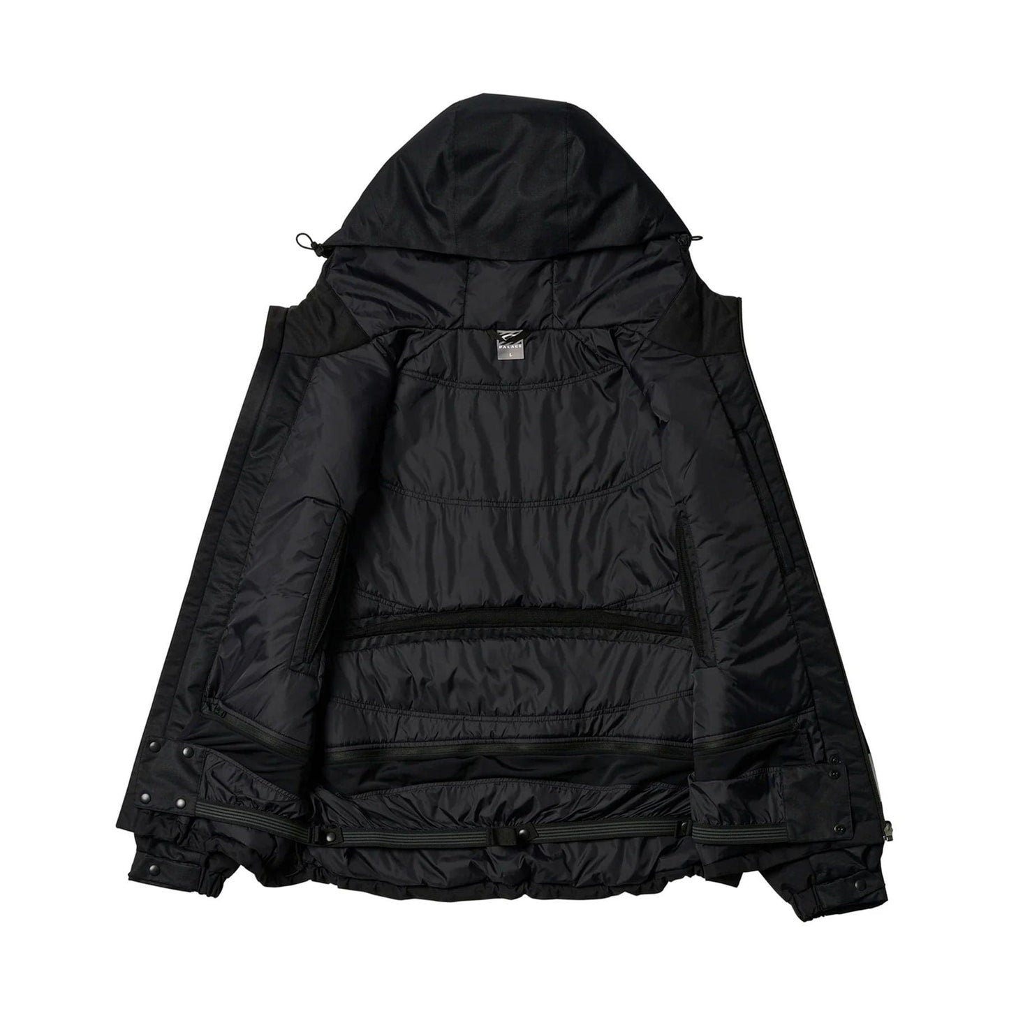 Palace x Oakley Snow Jacket 'Black' — XXS — Side View