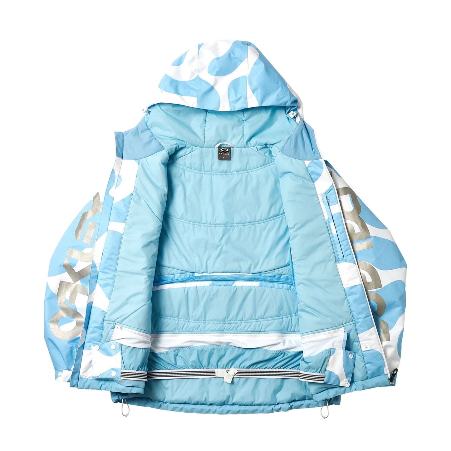 Palace x Oakley Snow Jacket 'Cloud' — XXS — Side View