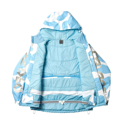 Palace x Oakley Snow Jacket 'Cloud' — XXS — Side View