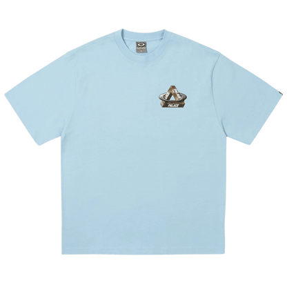 Palace x Oakley T-Shirt 'Blue' — XXS — Front View