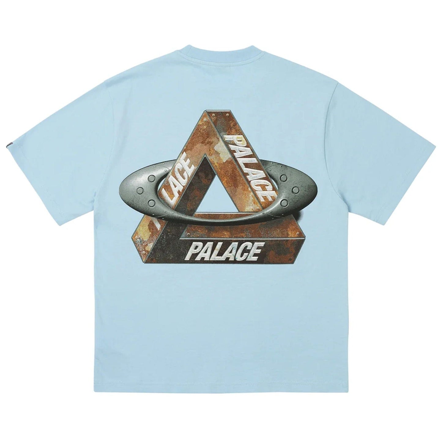 Palace x Oakley T-Shirt 'Blue' — XXS — Side View