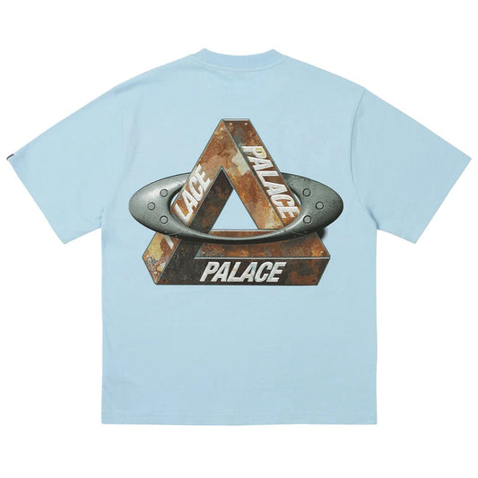 Palace x Oakley T-Shirt 'Blue' — XXS — Side View