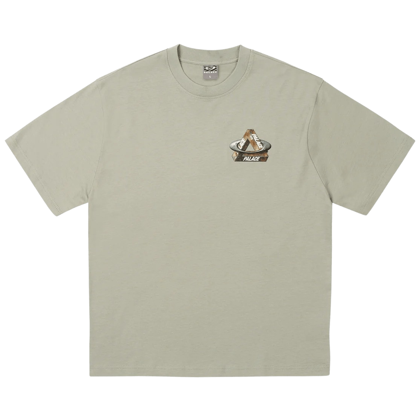 Palace x Oakley T-Shirt 'Grey' — XXS — Front View