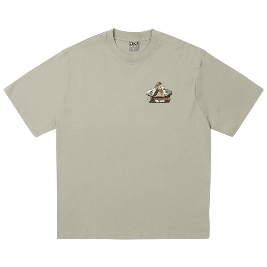 Palace x Oakley T-Shirt 'Grey' — XXS — Front View