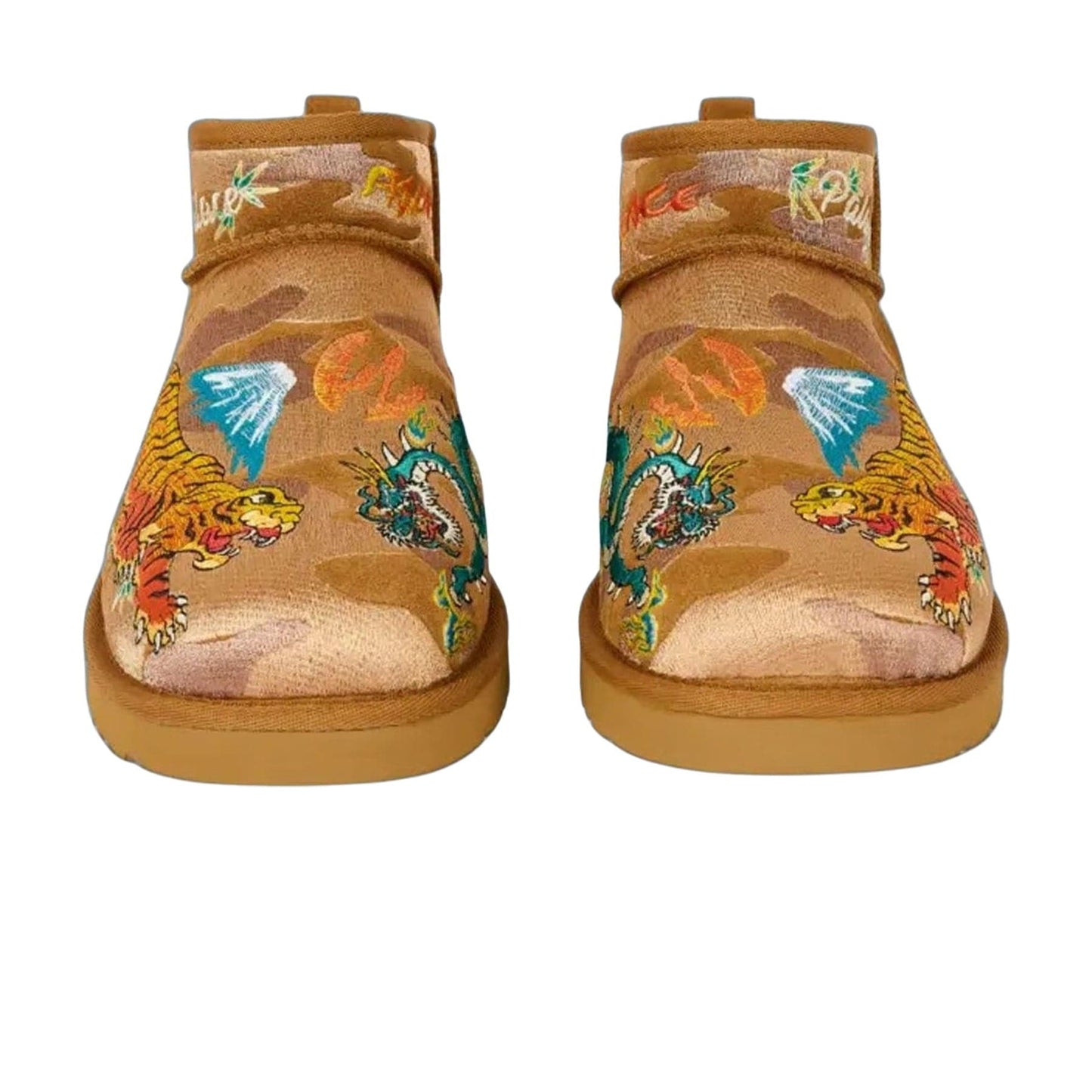 Palace x UGG Mini Boot 'Chestnut Camo' — UK 1 — Back View