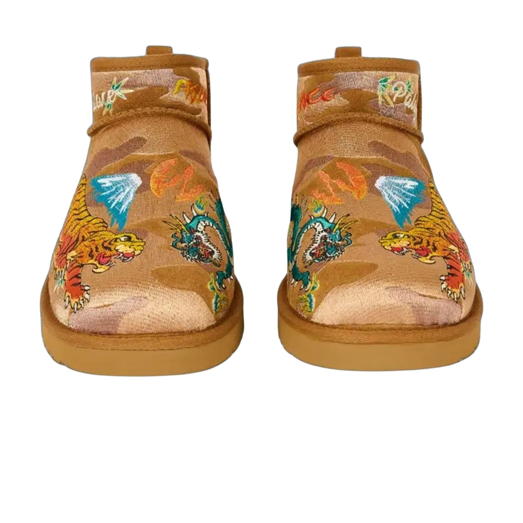 Palace x UGG Mini Boot 'Chestnut Camo' — UK 1 — Back View