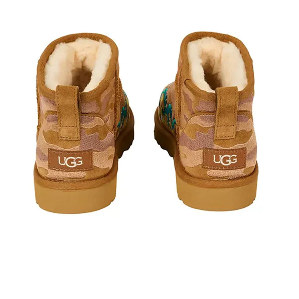 Palace x UGG Mini Boot 'Chestnut Camo' — UK 1 — Detail View