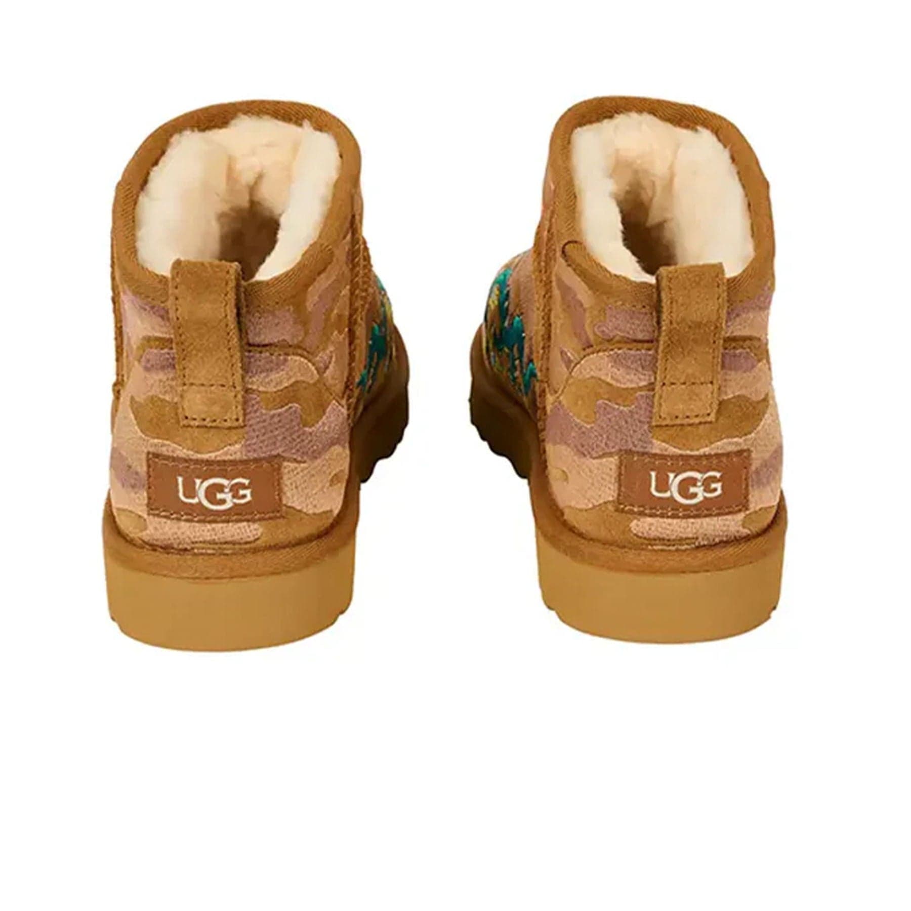 Palace x UGG Mini Boot 'Chestnut Camo' — UK 1 — Detail View