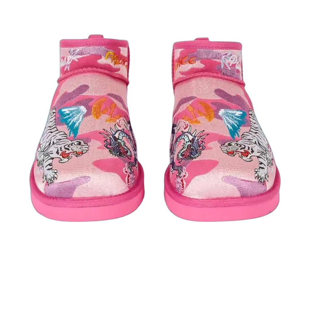 Palace x UGG Mini Boot 'Pink Camo' — UK 1 — Back View