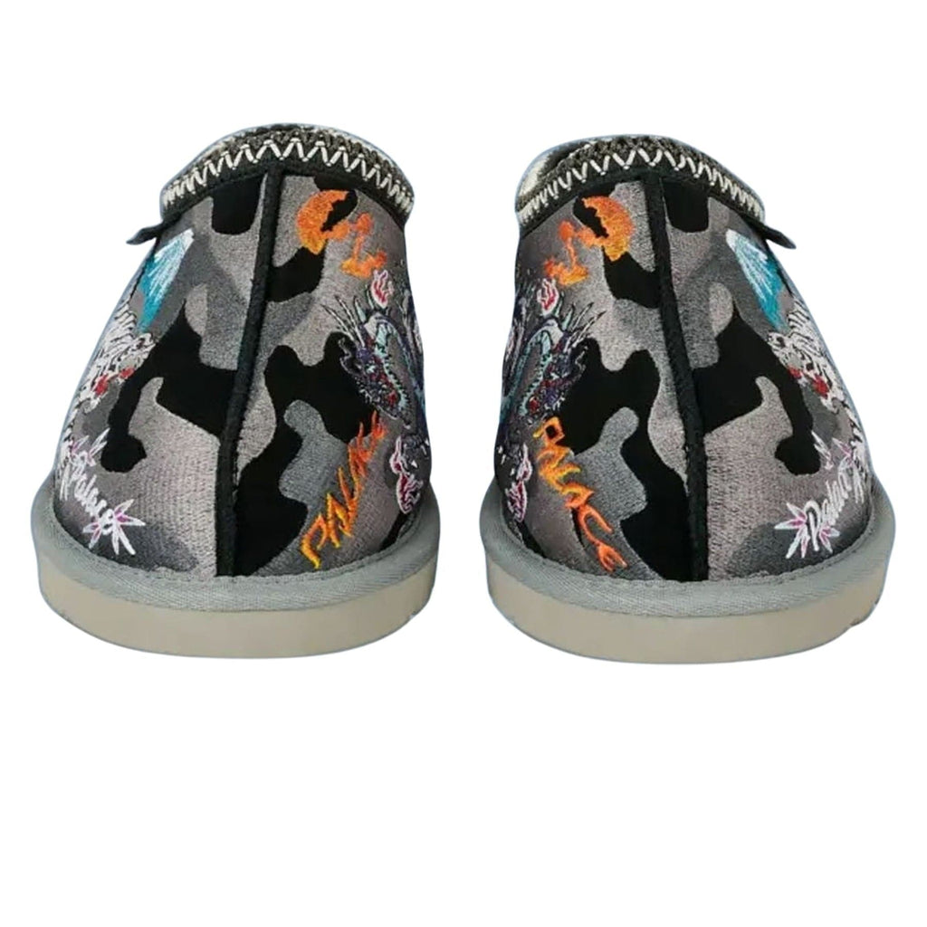 Palace x UGG Tasman Slipper 'Black Camo' — UK 1 — Back View