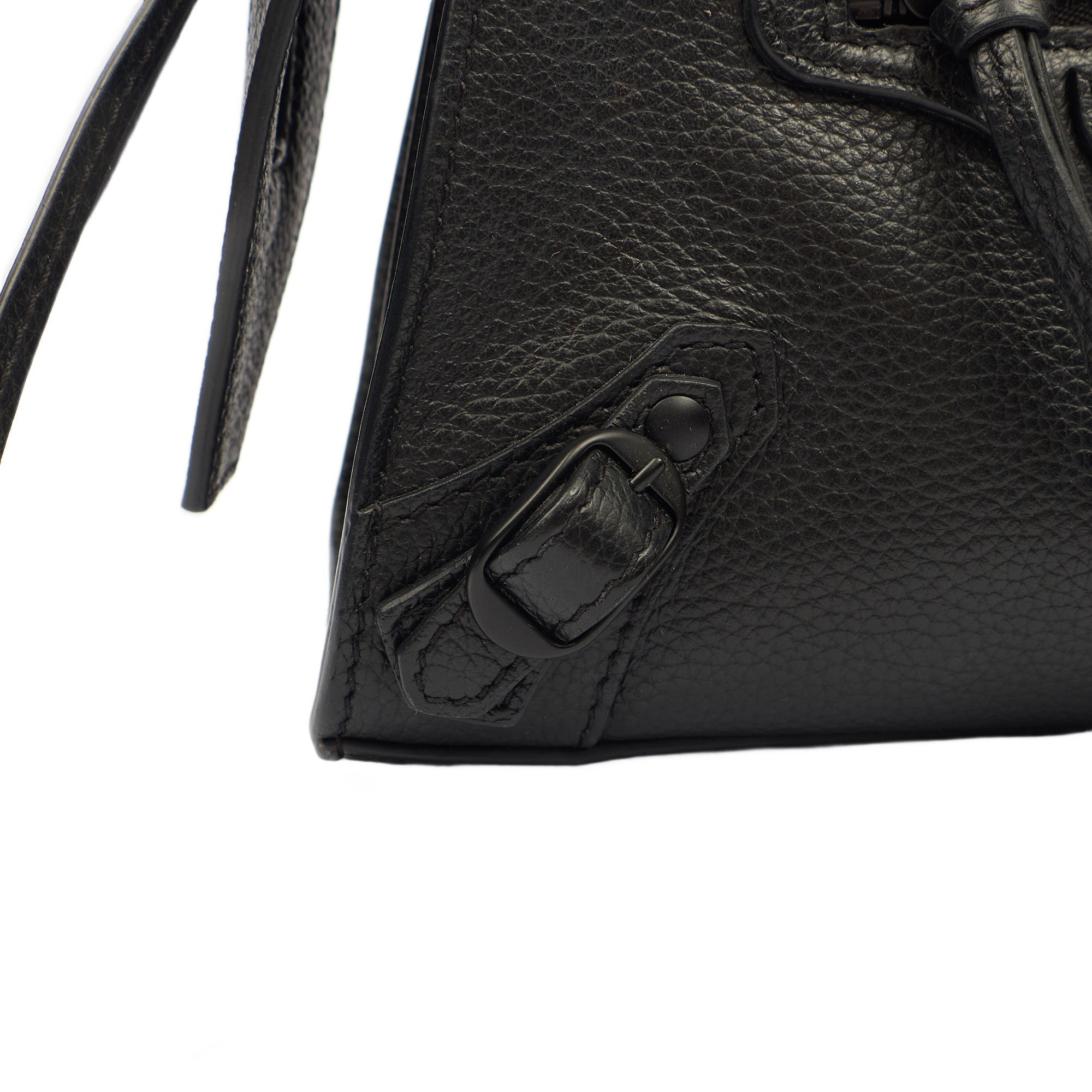 Balenciaga Cross Body Neo Classic- Nano in Black, Veau (Calfskin) — Lifestyle View