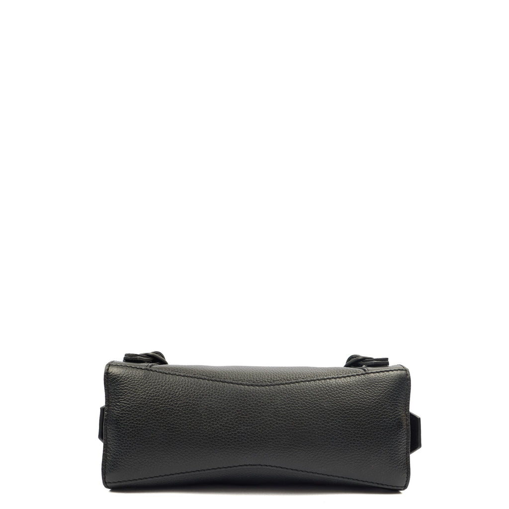 Balenciaga Cross Body Neo Classic- Nano in Black, Veau (Calfskin) — Top View