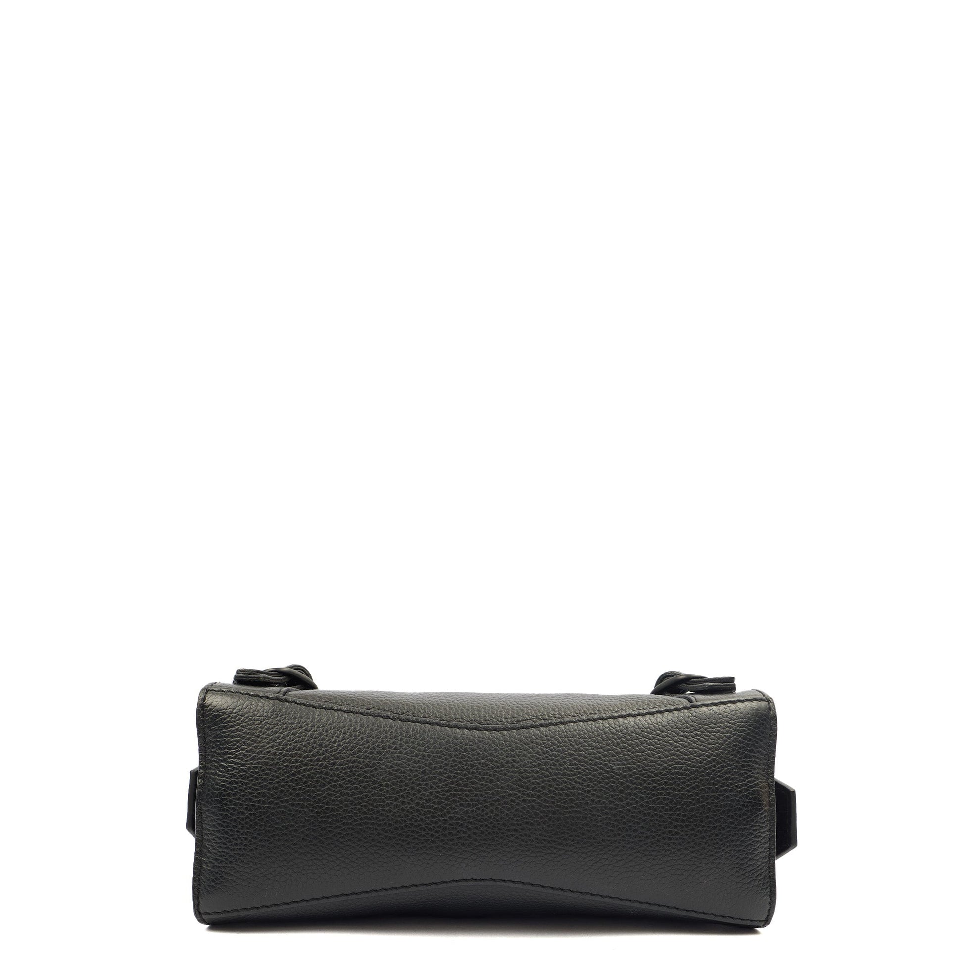 Balenciaga Cross Body Neo Classic- Nano in Black, Veau (Calfskin) — Top View