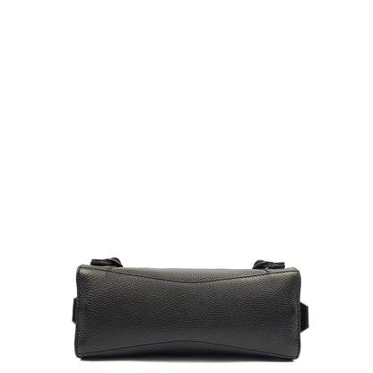 Balenciaga Cross Body Neo Classic- Nano in Black, Veau (Calfskin) — Top View