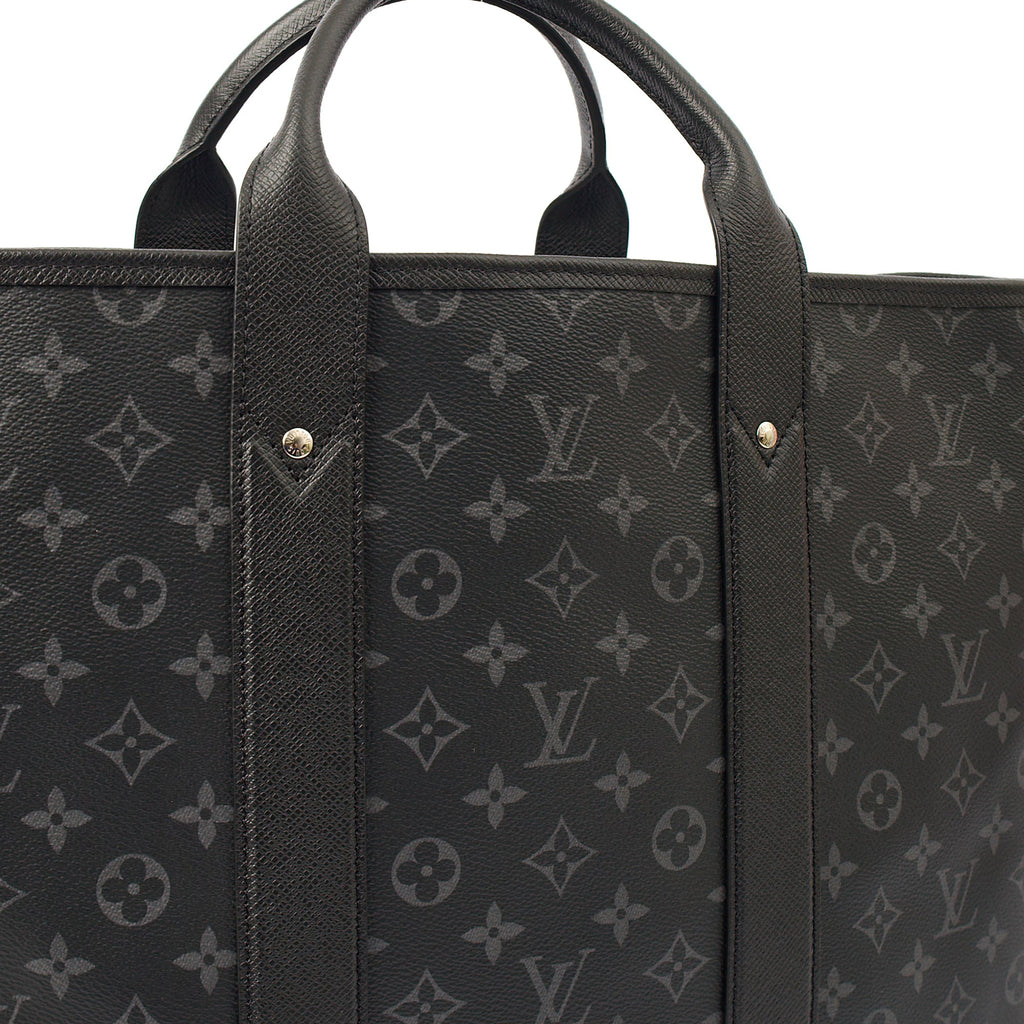 Louis Vuitton Tote Sac Plat 24H Tote in Monogram Eclipse, Canvas — Lifestyle View