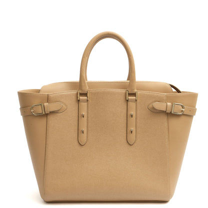 Aspinal of London Top Handle Marylebone Tote - Large in Neutral, Leather — Alternate View 15