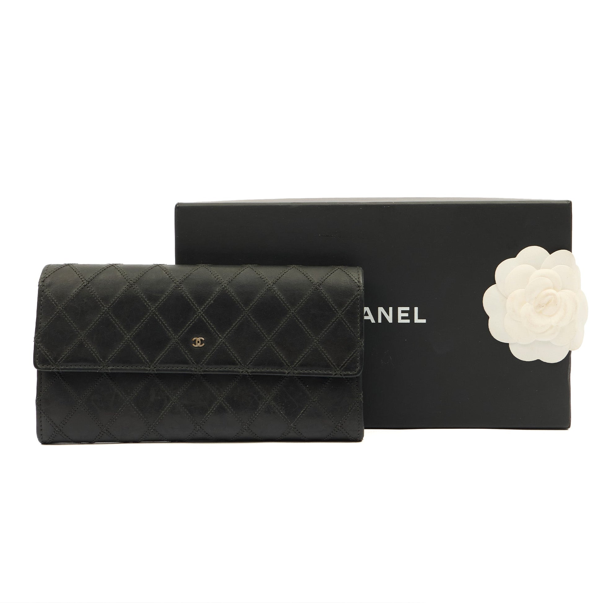 Chanel Wallet Continental Wallet in Black, Lambskin Leather — Alternate View 24