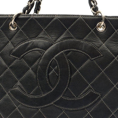 Chanel Tote Tote in Black, Leather — Alternate View 9