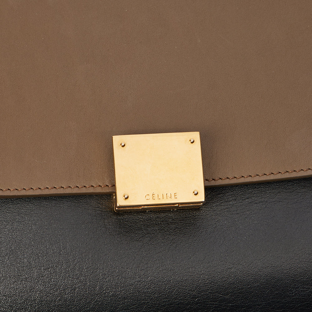 Celine Top Handle Trapeze - Small in Multi, Leather — Lifestyle View