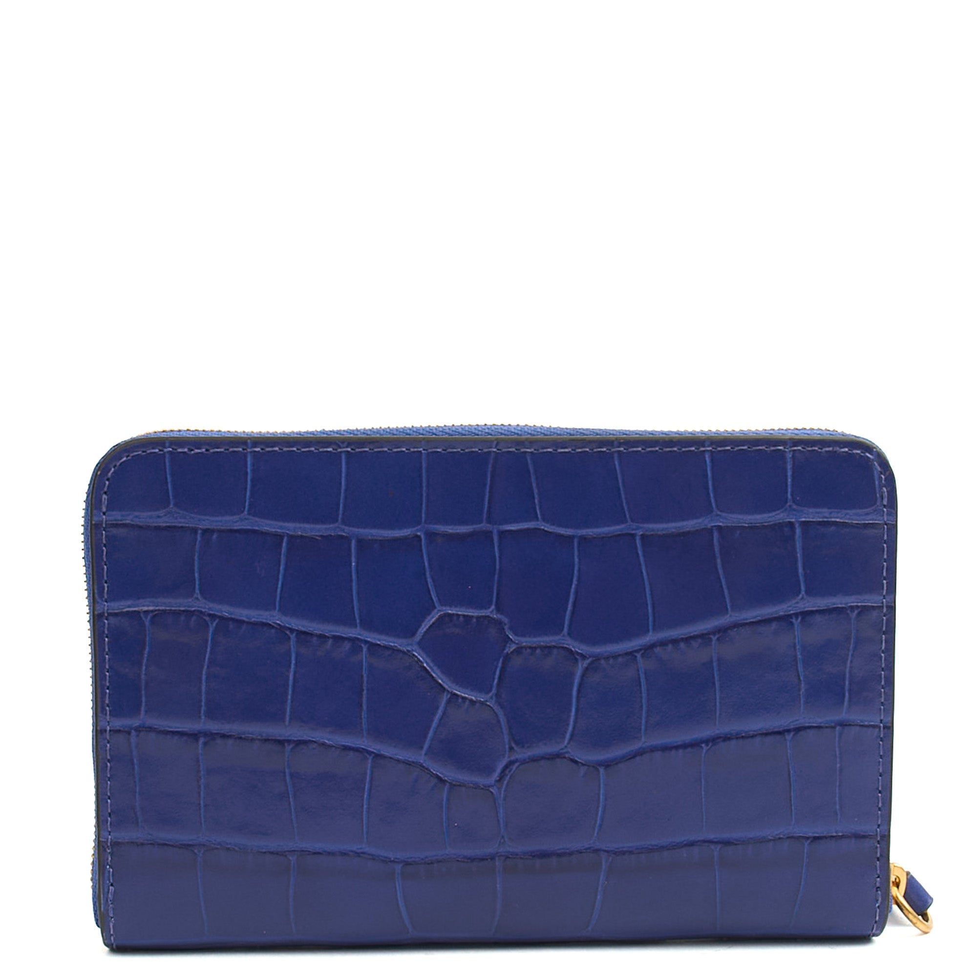 Mulberry Wallet Wallet in Blue, Exotic Effect Leather — Alternate View 15