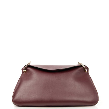 Chloe Shoulder Bag Juana Chain Bag in Plum Purple, Calfskin Leather — Alternate View 8