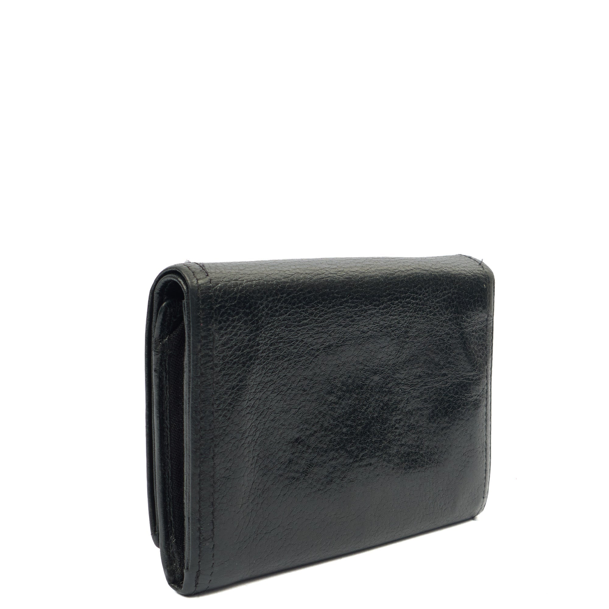 Mulberry Wallet Wallet in Amber, Leather — Back View