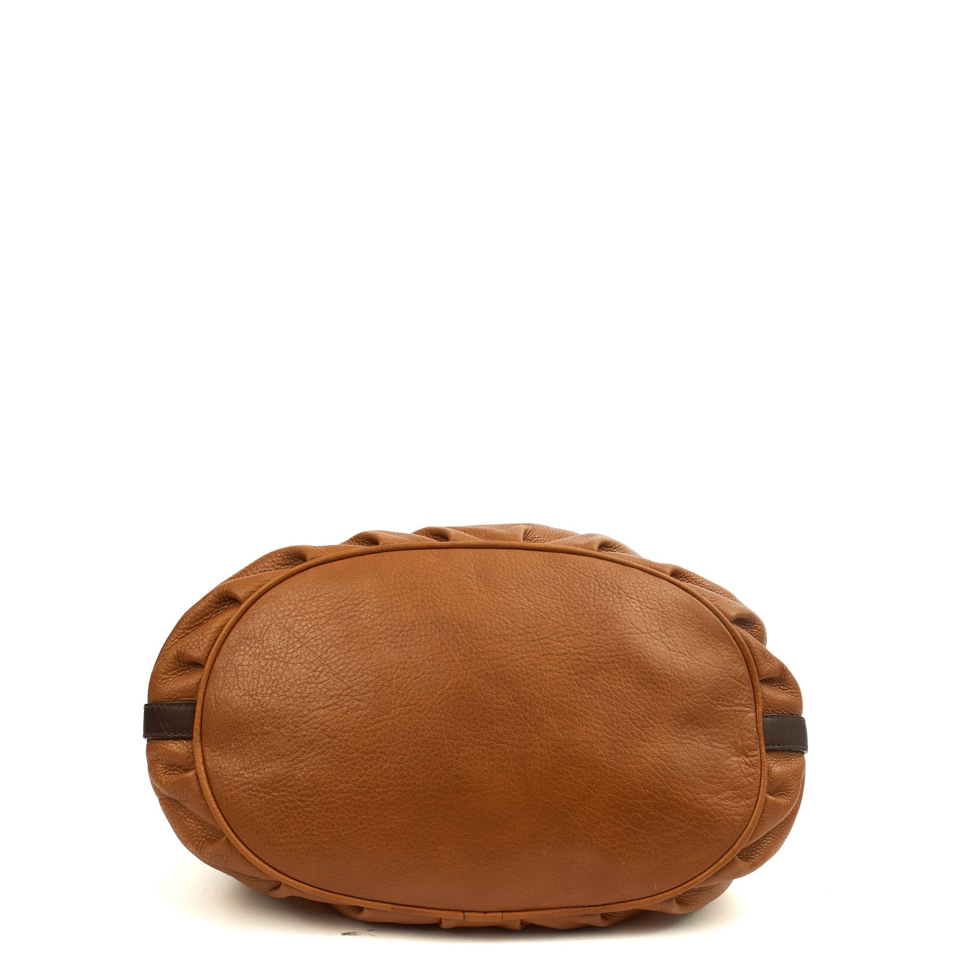 Mulberry Tote Mitzy Tote in Oak, Calfskin Leather — Top View