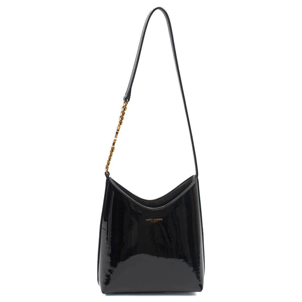 Saint Laurent Tote Tote in Black, Leather — Front View