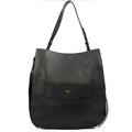 Mulberry Tote Amberley Hobo in Black, Calfskin Leather — Front View