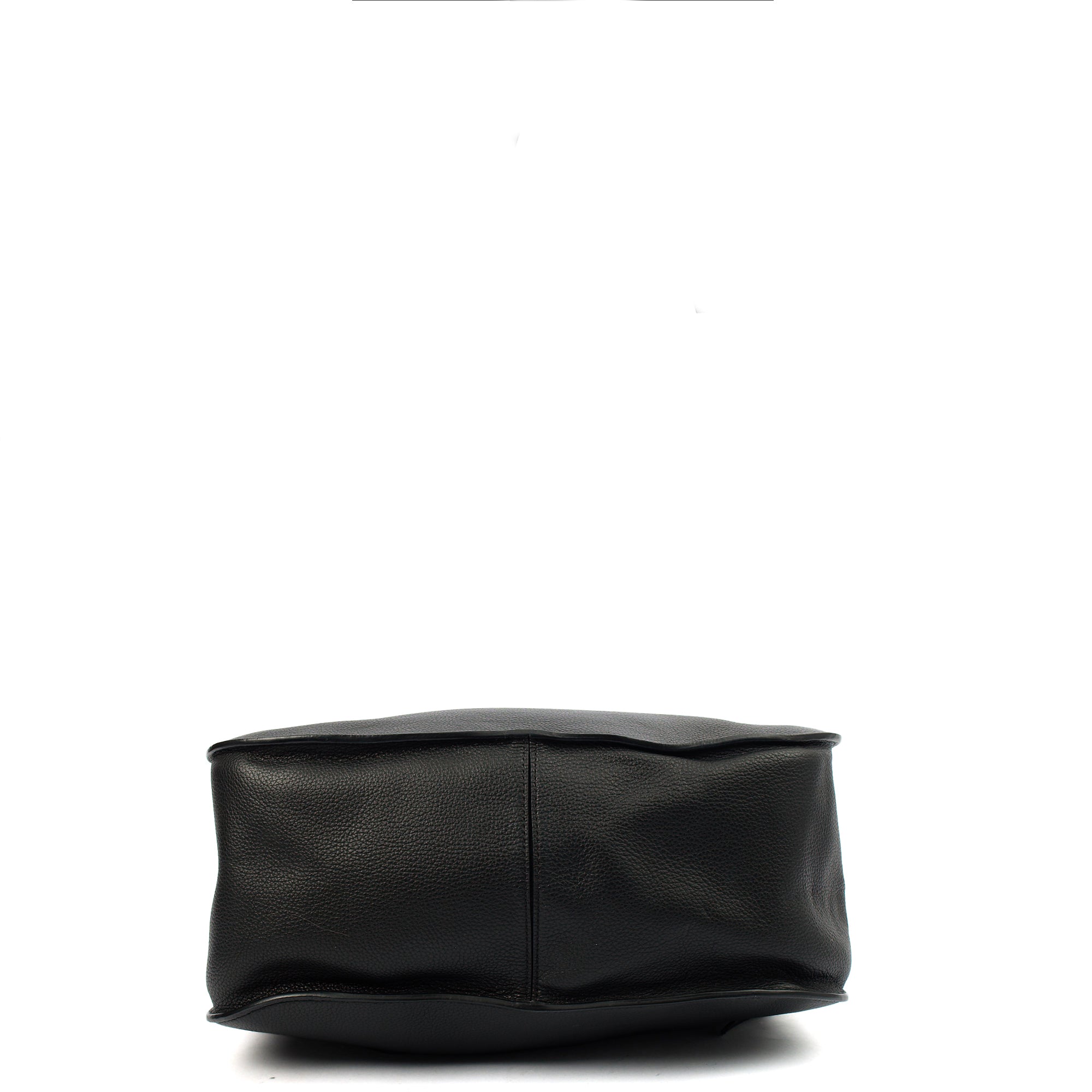 Mulberry Tote Amberley Hobo in Black, Calfskin Leather — Detail View