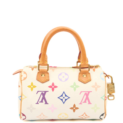 Louis Vuitton Mini Bag Speedy - Nano in Multicolor Monogram, Canvas — Front View