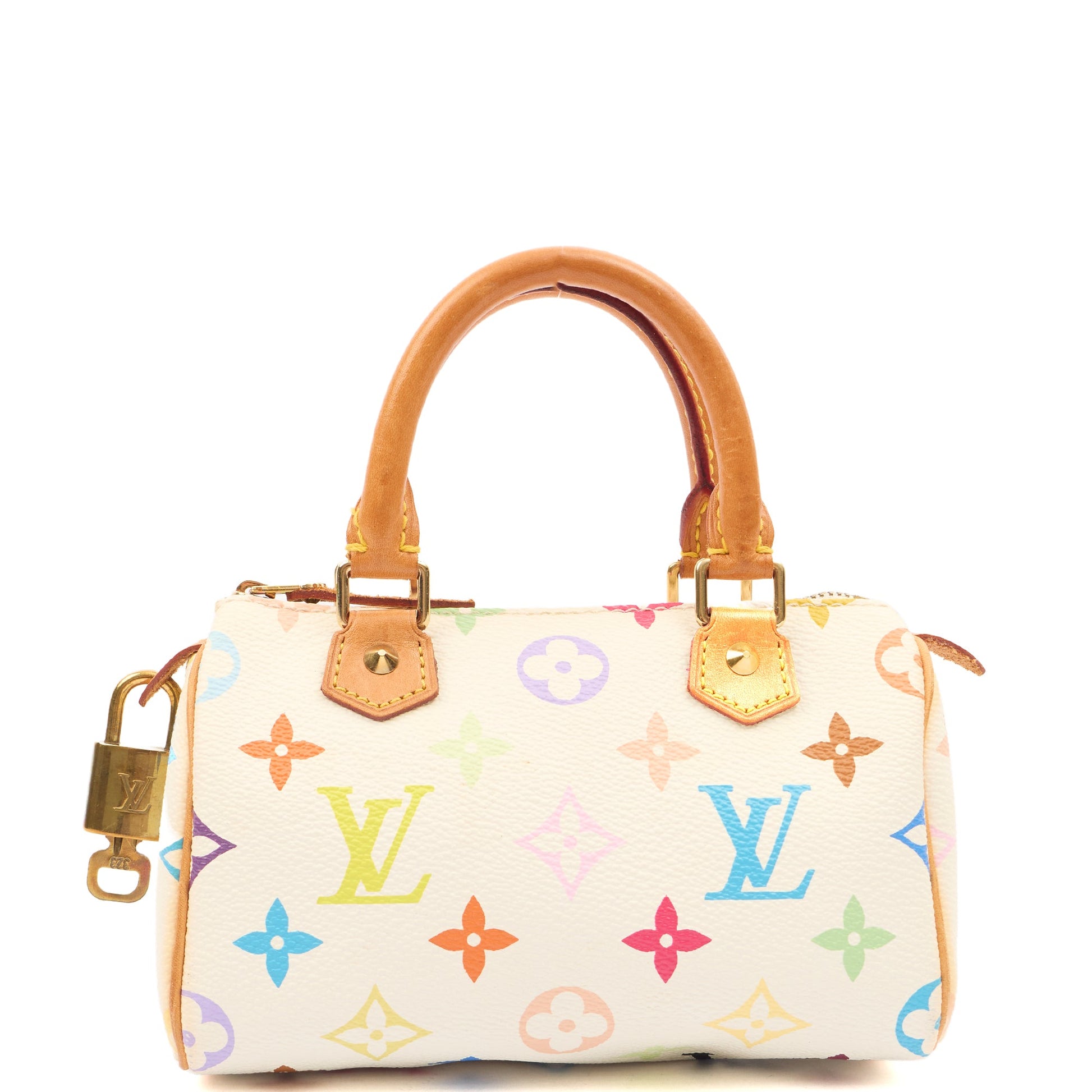 Louis Vuitton Mini Bag Speedy - Nano in Multicolor Monogram, Canvas — Back View