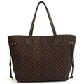 Louis Vuitton Tote Neverfull MM in Idylle Monogram — Front View
