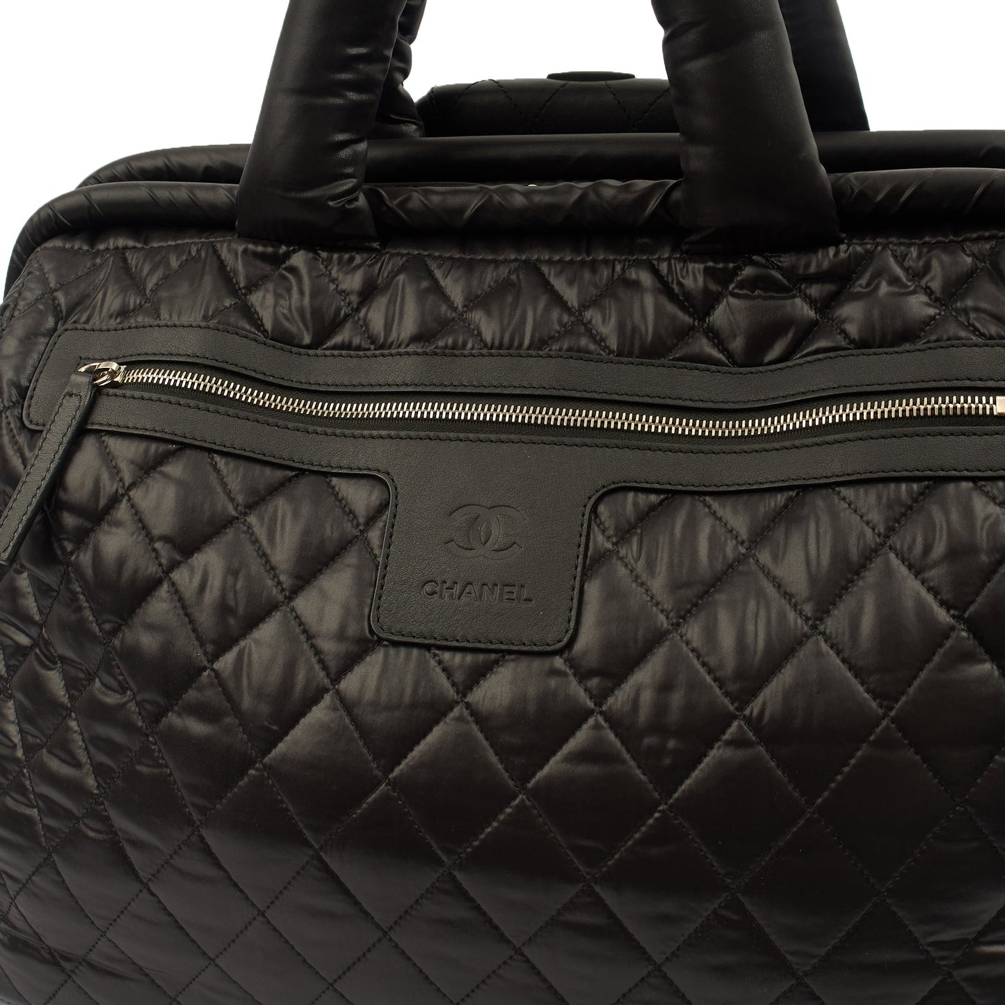 Chanel Wheeled Coco Cocoon in Black, Fabric — Alternate View 18