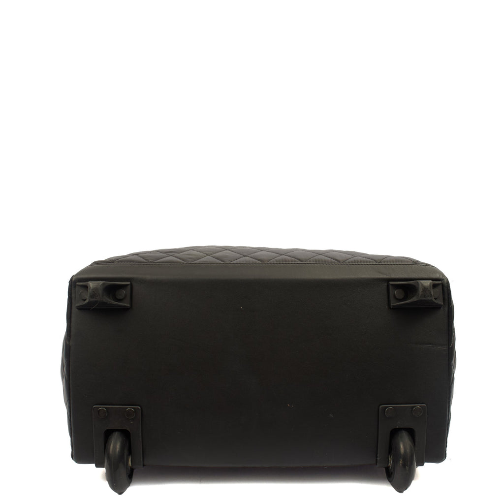 Chanel Wheeled Coco Cocoon in Black, Fabric — Alternate View 16