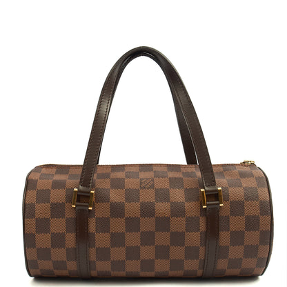 Louis Vuitton Shoulder Bag Papillon 28 in Damier, Canvas — Front View