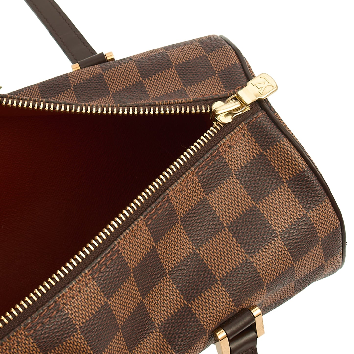 Louis Vuitton Shoulder Bag Papillon 28 in Damier, Canvas — Detail View