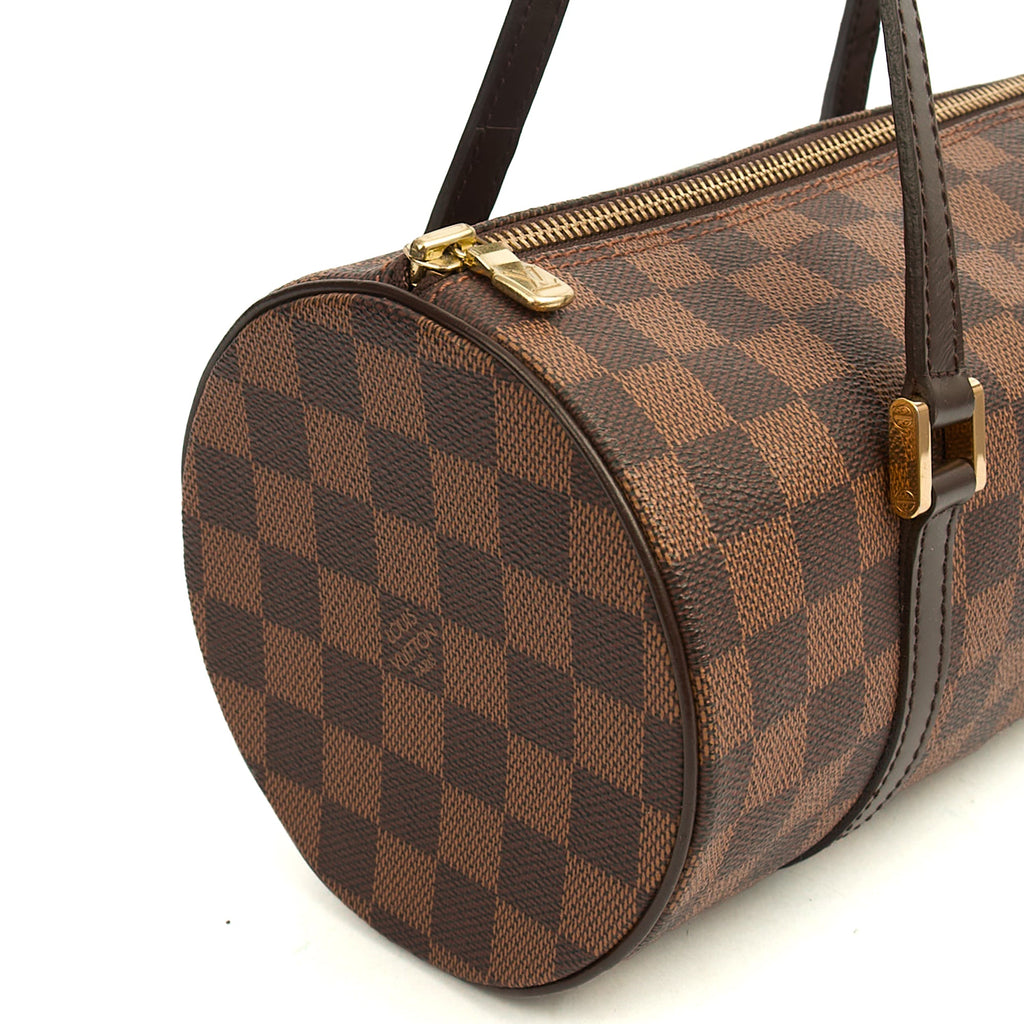 Louis Vuitton Shoulder Bag Papillon 28 in Damier, Canvas — Lifestyle View