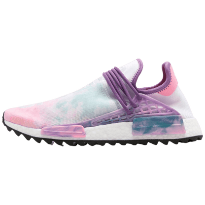 Pharrell x NMD Trail Holi Human Race 'Pink Glow' — UK 3.5 | EU 36 | US 4 — Front View