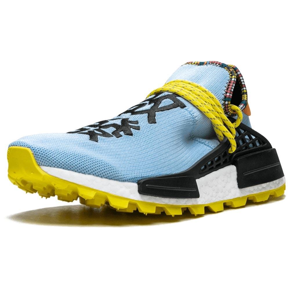 Pharrell x adidas Hu NMD Inspiration Pack Blue Black — UK 3.5 | EU 36 | US 4 — Top View