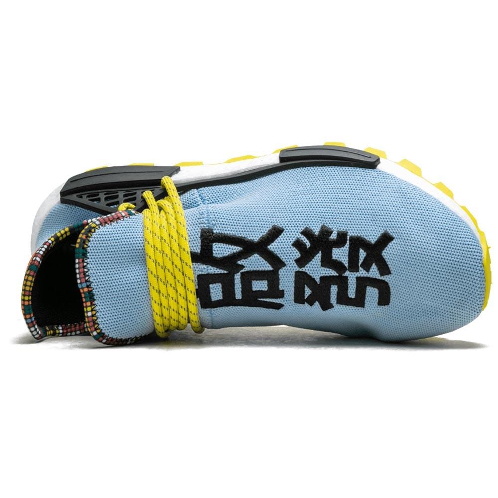 Pharrell x adidas Hu NMD Inspiration Pack Blue Black — UK 3.5 | EU 36 | US 4 — Lifestyle View