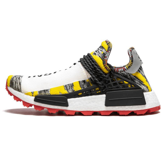 Pharrell x adidas Afro NMD Hu Pack Black Multi — UK 3.5 | EU 36 | US 4 — Front View