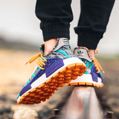 Pharrell x adidas Afro NMD Hu Pack Aqua Multi — UK 3.5 | EU 36 | US 4 — Alternate View 9