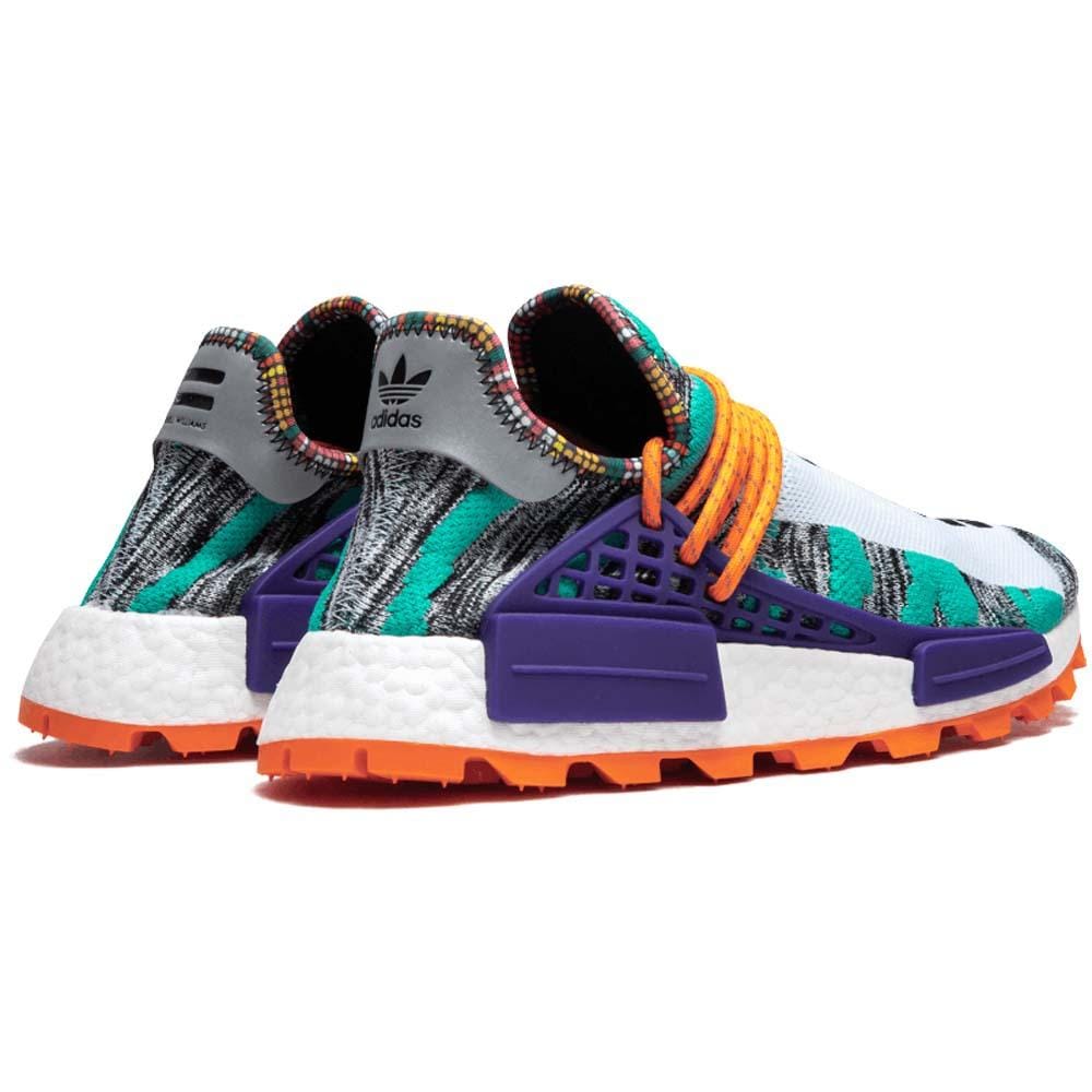 Pharrell x adidas Afro NMD Hu Pack Aqua Multi — UK 3.5 | EU 36 | US 4 — Back View