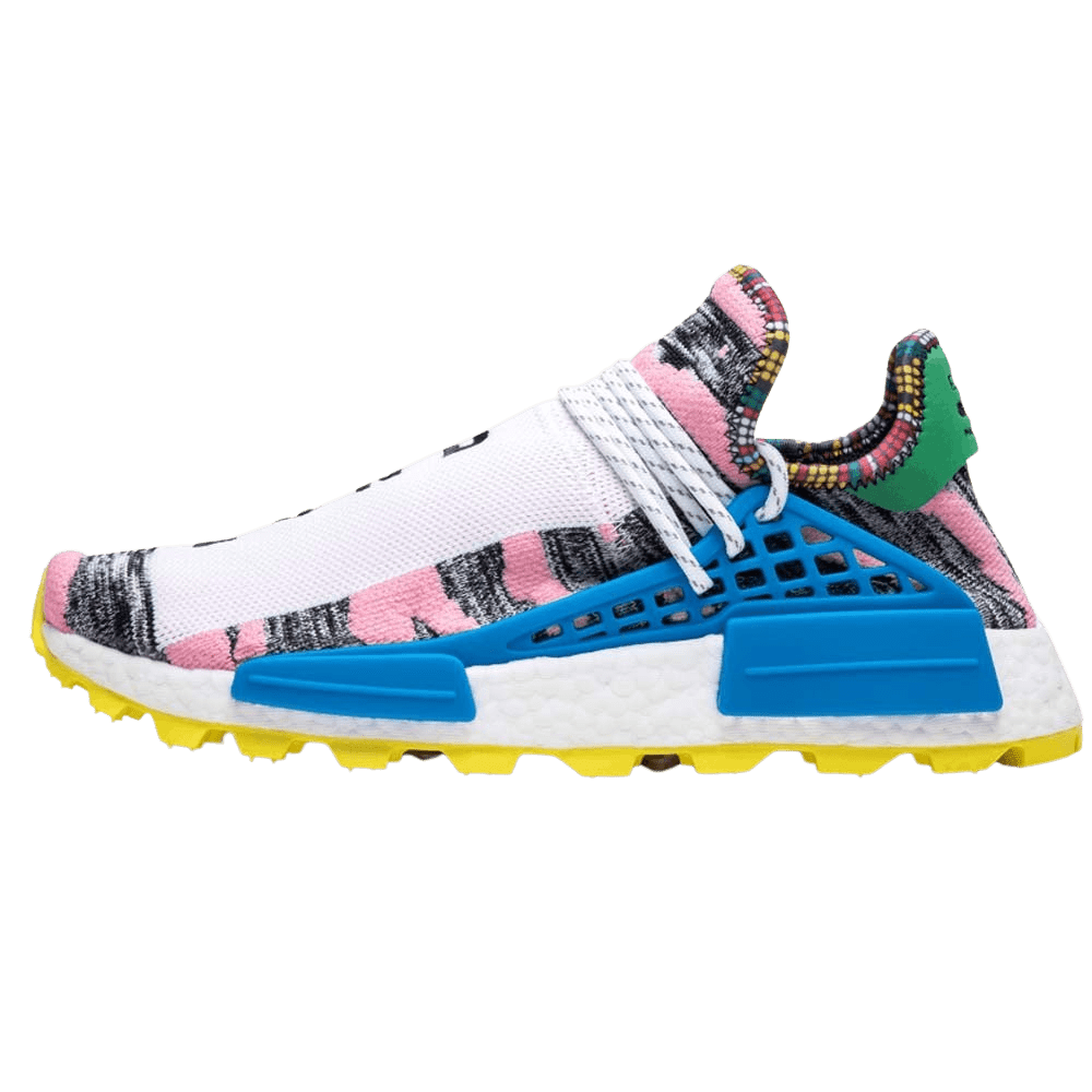Pharrell x adidas Afro NMD Hu Pack Red Multi — UK 3.5 | EU 36 | US 4 — Front View