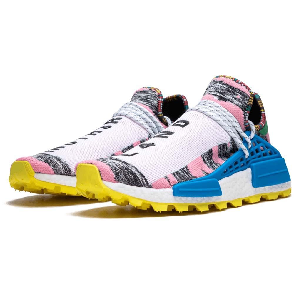 Pharrell x adidas Afro NMD Hu Pack Red Multi — UK 3.5 | EU 36 | US 4 — Side View